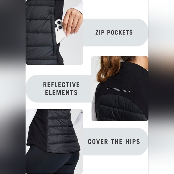 Baleaf Women's Black Lightweight Warm Puffer Vest Lightweight L Like New! - Picture 5 of 16